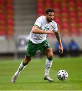 30 March 2021; Cyrus Christie of Republic of Ireland during the international friendly match between Qatar and Republic of Ireland at Nagyerdei Stadion in Debrecen, Hungary. Photo by Stephen McCarthy/Sportsfile