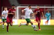 30 March 2021; Jason Knight of Republic of Ireland during the international friendly match between Qatar and Republic of Ireland at Nagyerdei Stadion in Debrecen, Hungary. Photo by Stephen McCarthy/Sportsfile