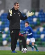 31 March 2021; Northern Ireland goalkeeping coach Roy Carroll prior to the FIFA World Cup 2022 qualifying group C match between Northern Ireland and Bulgaria at the National Football Stadium in Windsor Park, Belfast. Photo by David Fitzgerald/Sportsfile