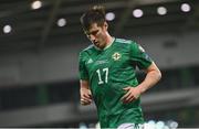 31 March 2021; Paddy McNair of Northern Ireland during the FIFA World Cup 2022 qualifying group C match between Northern Ireland and Bulgaria at the National Football Stadium in Windsor Park, Belfast. Photo by David Fitzgerald/Sportsfile