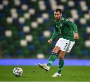31 March 2021; Niall McGinn of Northern Ireland during the FIFA World Cup 2022 qualifying group C match between Northern Ireland and Bulgaria at the National Football Stadium in Windsor Park, Belfast.  Photo by David Fitzgerald/Sportsfile