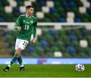 31 March 2021; Michael Smith of Northern Ireland during the FIFA World Cup 2022 qualifying group C match between Northern Ireland and Bulgaria at the National Football Stadium in Windsor Park, Belfast.  Photo by David Fitzgerald/Sportsfile