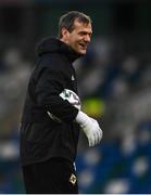 31 March 2021; Northern Ireland goalkeeping coach Roy Carroll prior to the FIFA World Cup 2022 qualifying group C match between Northern Ireland and Bulgaria at the National Football Stadium in Windsor Park, Belfast.  Photo by David Fitzgerald/Sportsfile