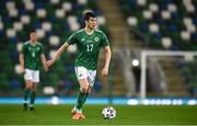 31 March 2021; Paddy McNair of Northern Ireland during the FIFA World Cup 2022 qualifying group C match between Northern Ireland and Bulgaria at the National Football Stadium in Windsor Park, Belfast.  Photo by David Fitzgerald/Sportsfile