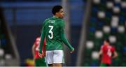 31 March 2021; Jamal Lewis of Northern Ireland during the FIFA World Cup 2022 qualifying group C match between Northern Ireland and Bulgaria at the National Football Stadium in Windsor Park, Belfast.  Photo by David Fitzgerald/Sportsfile