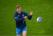 1 April 2021; Josh van der Flier during the Leinster Rugby captains run at the RDS Arena in Dublin. Photo by Ramsey Cardy/Sportsfile