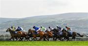 1 April 2021; A view of the field following the start of the Happy Easter To All Our Patrons Opportunity Maiden Hurdle at Clonmel Racecourse in Tipperary. Photo by Harry Murphy/Sportsfile