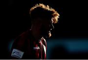 2 April 2021; Aodh Dervin of Longford Town during the SSE Airtricity League Premier Division match between Longford Town and Sligo Rovers at Bishopsgate in Longford. Photo by Harry Murphy/Sportsfile
