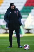 2 April 2021; Dundalk coach Filippo Giovagnoli during the SSE Airtricity League Premier Division match between Shamrock Rovers and Dundalk at Tallaght Stadium in Dublin. Photo by Eóin Noonan/Sportsfile