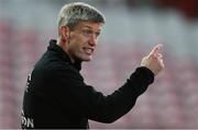 2 April 2021; La Rochelle head coach Ronan O'Gara before the Heineken Champions Cup Round of 16 match between Gloucester and La Rochelle at Kingsholm Stadium in Gloucester, England. Photo by Matt Impey/Sportsfile