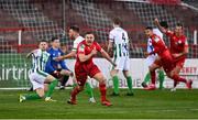 2 April 2021; Georgie Poynton of Shelbourne celebrates scoring his side's first goal during the SSE Airtricity League First Division match between Shelbourne and Bray Wanderers at Tolka Park in Dublin. Photo by Piaras Ó Mídheach/Sportsfile