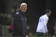 2 April 2021; Cabinteely manager Pat Devlin during the SSE Airtricity League First Division match between Cabinteely and Cork City at Stradbrook Park in Blackrock, Dublin. Photo by David Fitzgerald/Sportsfile