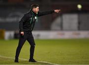 2 April 2021; Shamrock Rovers manager Stephen Bradley during the SSE Airtricity League Premier Division match between Shamrock Rovers and Dundalk at Tallaght Stadium in Dublin. Photo by Seb Daly/Sportsfile