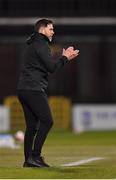 2 April 2021; Shamrock Rovers manager Stephen Bradley during the SSE Airtricity League Premier Division match between Shamrock Rovers and Dundalk at Tallaght Stadium in Dublin. Photo by Seb Daly/Sportsfile