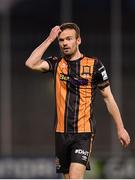 2 April 2021; Cameron Dummigan of Dundalk during the SSE Airtricity League Premier Division match between Shamrock Rovers and Dundalk at Tallaght Stadium in Dublin. Photo by Seb Daly/Sportsfile