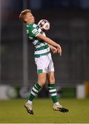2 April 2021; Liam Scales of Shamrock Rovers during the SSE Airtricity League Premier Division match between Shamrock Rovers and Dundalk at Tallaght Stadium in Dublin. Photo by Seb Daly/Sportsfile