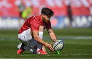 3 April 2021; Romain Ntamack of Toulouse warms up before the Heineken Champions Cup Round of 16 match between Munster and Toulouse at Thomond Park in Limerick. Photo by Ramsey Cardy/Sportsfile