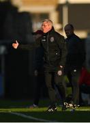 3 April 2021; Bohemians manager Keith Long during the SSE Airtricity League Premier Division match between Bohemians and St Patrick's Athletic at Dalymount Park in Dublin. Photo by Seb Daly/Sportsfile