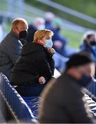 3 April 2021; Republic of Ireland manager Vera Pauw in attendance at the SSE Airtricity Women's National League match between DLR Waves and Wexford Youths at UCD Bowl in Belfield, Dublin. Photo by Piaras Ó Mídheach/Sportsfile