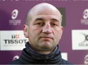 3 April 2021; Leicester Tigers head coach Steve Borthwick before the European Rugby Challenge Cup Round of 16 match between Leicester Tigers and Connacht at Welford Road in Leicester, England. Photo by Matt Impey/Sportsfile