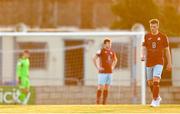 3 April 2021; Ian Turner of Cobh after his side conceded a second goal during the SSE Airtricity League First Division match between Cobh Ramblers and UCD at St Colman's Park in Cobh, Cork. Photo by Eóin Noonan/Sportsfile