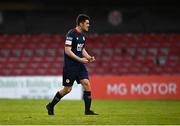 3 April 2021; Lee Desmond of St Patrick's Athletic reacts at the full-time whistle following his side's victory in the SSE Airtricity League Premier Division match between Bohemians and St Patrick's Athletic at Dalymount Park in Dublin. Photo by Harry Murphy/Sportsfile