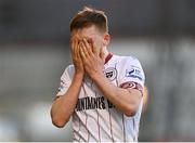 3 April 2021; Andy Lyons of Bohemians following his side's defeat in the SSE Airtricity League Premier Division match between Bohemians and St Patrick's Athletic at Dalymount Park in Dublin. Photo by Harry Murphy/Sportsfile