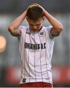 3 April 2021; Andy Lyons of Bohemians following his side's defeat in the SSE Airtricity League Premier Division match between Bohemians and St Patrick's Athletic at Dalymount Park in Dublin. Photo by Harry Murphy/Sportsfile