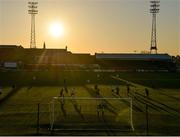 3 April 2021; General view of match action during the SSE Airtricity League Premier Division match between Bohemians and St Patrick's Athletic at Dalymount Park in Dublin. Photo by Harry Murphy/Sportsfile