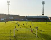 3 April 2021; General view of match action during the SSE Airtricity League Premier Division match between Bohemians and St Patrick's Athletic at Dalymount Park in Dublin. Photo by Harry Murphy/Sportsfile