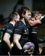 3 April 2021; Kieran Marmion of Connacht after scoring his side's first try during the European Rugby Challenge Cup Round of 16 match between Leicester Tigers and Connacht at Welford Road in Leicester, England. Photo by Matt Impey/Sportsfile