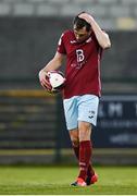 3 April 2021; John Kavanagh of Cobh reacts during the SSE Airtricity League First Division match between Cobh Ramblers and UCD at St Colman's Park in Cobh, Cork. Photo by Eóin Noonan/Sportsfile