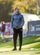 3 April 2021; Wexford Youths manager Tom Elmes during the SSE Airtricity Women's National League match between DLR Waves and Wexford Youths at UCD Bowl in Belfield, Dublin. Photo by Piaras Ó Mídheach/Sportsfile