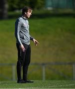 3 April 2021; Wexford Youths manager Tom Elmes before the SSE Airtricity Women's National League match between DLR Waves and Wexford Youths at UCD Bowl in Belfield, Dublin. Photo by Piaras Ó Mídheach/Sportsfile
