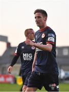 3 April 2021; Ian Bermingham of St Patrick's Athletic following his side's victory in the SSE Airtricity League Premier Division match between Bohemians and St Patrick's Athletic at Dalymount Park in Dublin. Photo by Seb Daly/Sportsfile