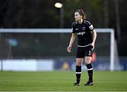 3 April 2021; Lauren Dwyer of Wexford Youths during the SSE Airtricity Women's National League match between DLR Waves and Wexford Youths at UCD Bowl in Belfield, Dublin. Photo by Piaras Ó Mídheach/Sportsfile