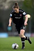 3 April 2021; Ciara Rossiter of Wexford Youths during the SSE Airtricity Women's National League match between DLR Waves and Wexford Youths at UCD Bowl in Belfield, Dublin. Photo by Piaras Ó Mídheach/Sportsfile