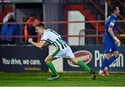 2 April 2021; Brandon Kavanagh of Bray Wanderers celebrates scoring his side's first goal during the SSE Airtricity League First Division match between Shelbourne and Bray Wanderers at Tolka Park in Dublin. Photo by Piaras Ó Mídheach/Sportsfile