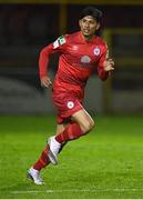 2 April 2021; Denzil Fernandez of Shelbourne during the SSE Airtricity League First Division match between Shelbourne and Bray Wanderers at Tolka Park in Dublin. Photo by Piaras Ó Mídheach/Sportsfile