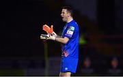 2 April 2021; Shelbourne goalkeeper Brendan Clarke during the SSE Airtricity League First Division match between Shelbourne and Bray Wanderers at Tolka Park in Dublin. Photo by Piaras Ó Mídheach/Sportsfile