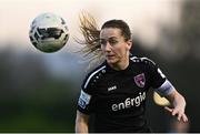 3 April 2021; Kylie Murphy of Wexford Youths during the SSE Airtricity Women's National League match between DLR Waves and Wexford Youths at UCD Bowl in Belfield, Dublin. Photo by Piaras Ó Mídheach/Sportsfile