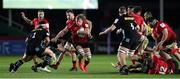 4 April 2021; Jordi Murphy of Ulster in action against Santiago Garcia Botta of Harlequins during the European Rugby Challenge Cup Round of 16 match between Harlequins and Ulster at The Twickenham Stoop in London, England. Photo by Matt Impey/Sportsfile