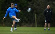 5 April 2021; Jordan Larmour during Leinster Rugby squad training at UCD in Dublin. Photo by Ramsey Cardy/Sportsfile