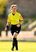 3 April 2021; Referee Claire Purcell during the SSE Airtricity Women's National League match between Cork City and Shelbourne at Turners Cross in Cork. Photo by Eóin Noonan/Sportsfile