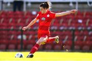 3 April 2021; Emily Whelan of Shelbourne during the SSE Airtricity Women's National League match between Cork City and Shelbourne at Turners Cross in Cork. Photo by Eóin Noonan/Sportsfile