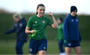 5 April 2021; Katie McCabe during a Republic of Ireland WNT training session at FAI National Training Centre in Dublin. Photo by David Fitzgerald/Sportsfile