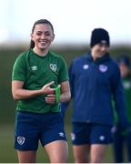 5 April 2021; Katie McCabe during a Republic of Ireland WNT training session at FAI National Training Centre in Dublin. Photo by David Fitzgerald/Sportsfile