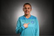 6 April 2021; Grace Moloney during a Republic of Ireland Women portrait session at the Castleknock Hotel in Dublin. Photo by Stephen McCarthy/Sportsfile