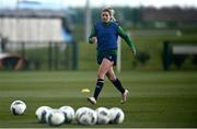 5 April 2021; Florence Gamby during a Republic of Ireland WNT training session at FAI National Training Centre in Dublin. Photo by David Fitzgerald/Sportsfile