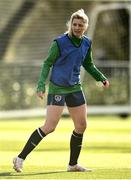 5 April 2021; Florence Gamby during a Republic of Ireland WNT training session at FAI National Training Centre in Dublin. Photo by David Fitzgerald/Sportsfile